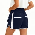thumbnail image 4 of Dvprdro Mesh Workout Shorts for Women High Waist Drawstring Loose Fit Running Shorts with Built in Brief, 4 of 7