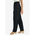 thumbnail image 2 of Jessica London Women's Plus Size Petite Soft Ease Straight Leg Pant, 2 of 6
