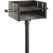 Heavy-Duty Park-Style Charcoal BBQ Grill for Camping, Outdoor Cooking, Backyard, Patio, Camp Grilling Barbecues, 15.5" x 15" x 8.25"h.