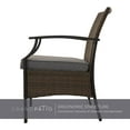 thumbnail image 3 of Grand Patio 5-Piece Outdoor Furniture Sets, Weather-Resistant Wicker Steel, 2 Seats, Gray, 3 of 9