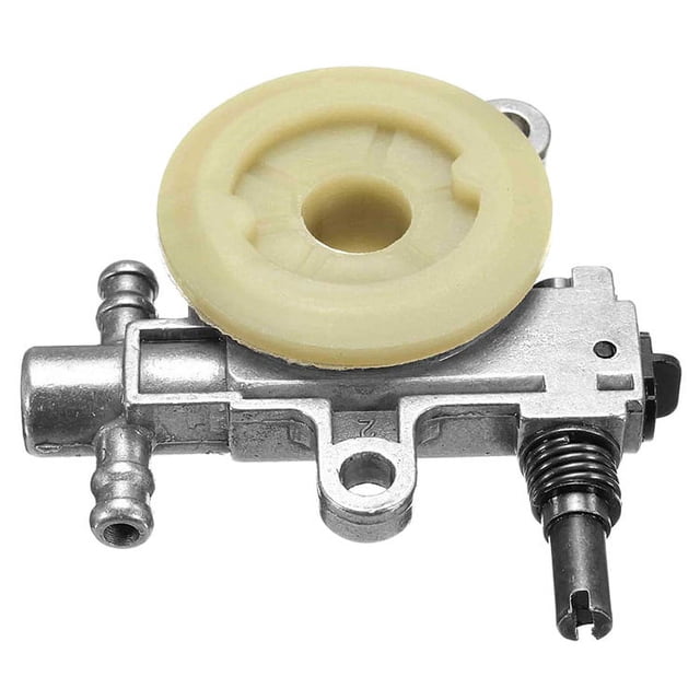 ZHAOCHENG Aleación de aluminio + bomba de aceite de motosierra de plástico 2500/3800 accesorios de engranaje helicoidal de bomba de aceite 25CC/38CC
