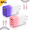 Pink, Purple: 4PCS (2 Chargers + 2 Cables), variant on QINIUXO 2 Pack USB C Charger Block, 40W USB Wall Charger with 2 USB-C and 1 USB-A Ports, 3 Port Phone Charger Block, Compact Charger for Phones, Tablets and Everyday Devices, Purple & Pink