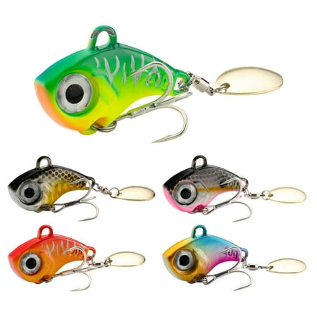 Durable Fishing Lure Hard Baits Artificial Bass Warbler Vibrating False Bait Iron Plate Long Casting Spinner Spoon Lure B20G Fangkenuo