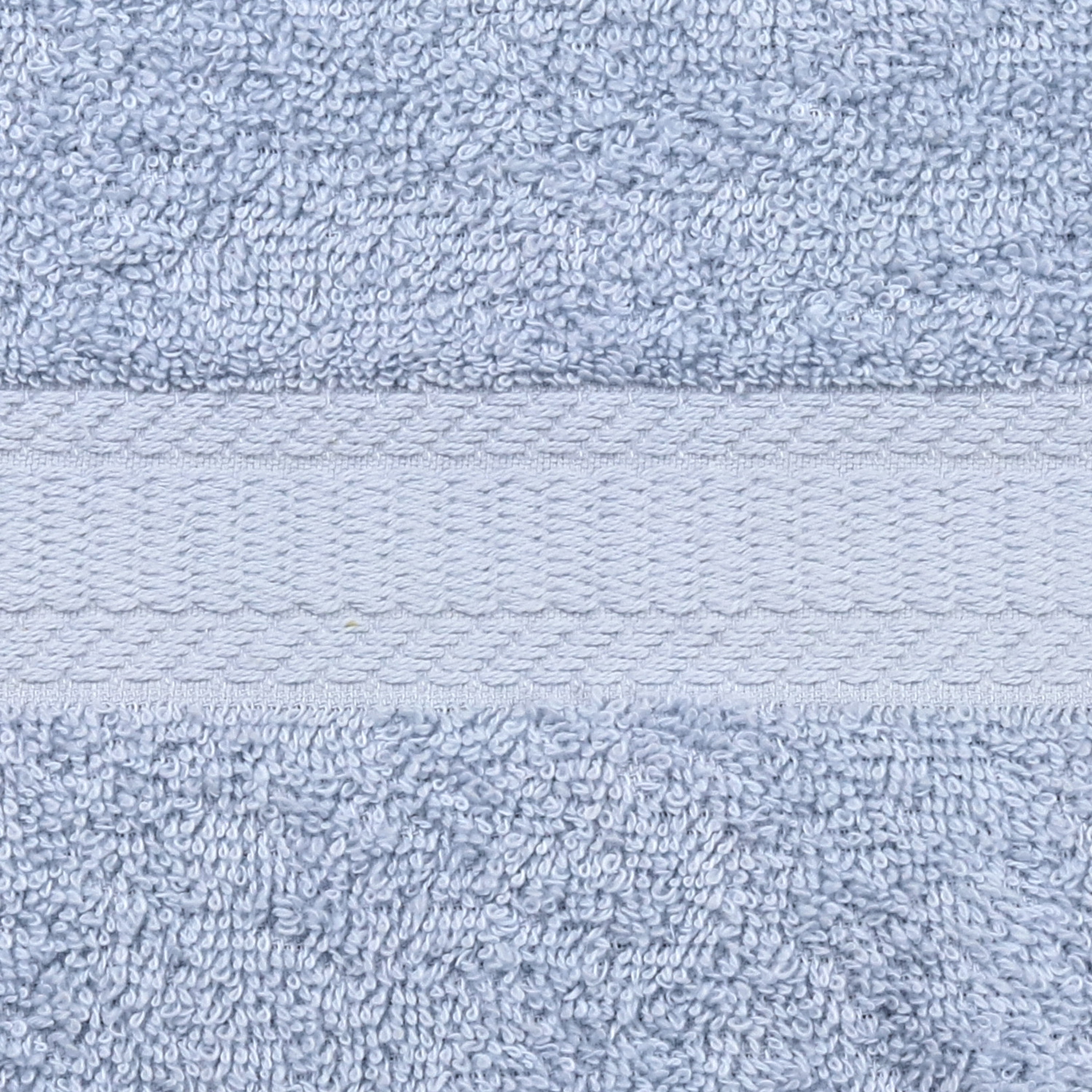 Solid 18-Piece Bath Towel Set, Blue Shell, Mainstays Basic