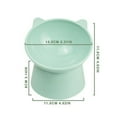 Pet Bowls Food Containers Food Containers Ceramic Cat Bowl Raised Cat Bowl For Cat Ear Design
