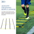 thumbnail image 3 of BRIGHTFUFU Soccer Agility Ladder Training Equipment Yellow Durable Outdoor Foldable Ladder for Footwork, 3 of 8