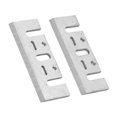 thumbnail image 1 of Par de Cuchillas Cepilladoras Eléctricas HSS de Acero de Alta Velocidad para Madera Dura Con Soldadura de Alta Frecuencia, Adecuadas para Madera Dura E Impura, 1 of 7