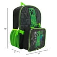Minecraft Backpack with Lunch Box for boys