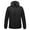Black, variant on Jackets for Men Casual Zipper Jacket with Fleece Overalls Long-Sleeved Hooded Casual Coat/Jacket Overalls for Men