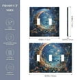 thumbnail image 2 of Yayeee Toggle Light Switch Wall Plate 2-Gang 4.56"x4.48" Decorative Outlet Cover, Crystal Moon, 2 of 7