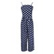 thumbnail image 3 of Pantalones De Pierna Para Mujer Casual Strappy Belt Jumpsuits Rompers Playsuit Culottes S BLESIY  Mono de pierna ancha de mujer, 3 of 8