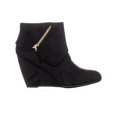 thumbnail image 4 of Womens Rebel Senia Zip Up Wedge Ankle Boots, Black, 4 of 5