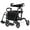 Black, variant on Goplus Rollator Walker with Seat Folding Walker with 8-inch Wheels Supports up to 350lbs Red