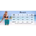 thumbnail image 2 of Attraco Women's 5" High Waisted Swim Shorts Quick Dry Beach Board Shorts UPF 50+ Swimsuit Bathing Suit Bottoms, 2 of 8