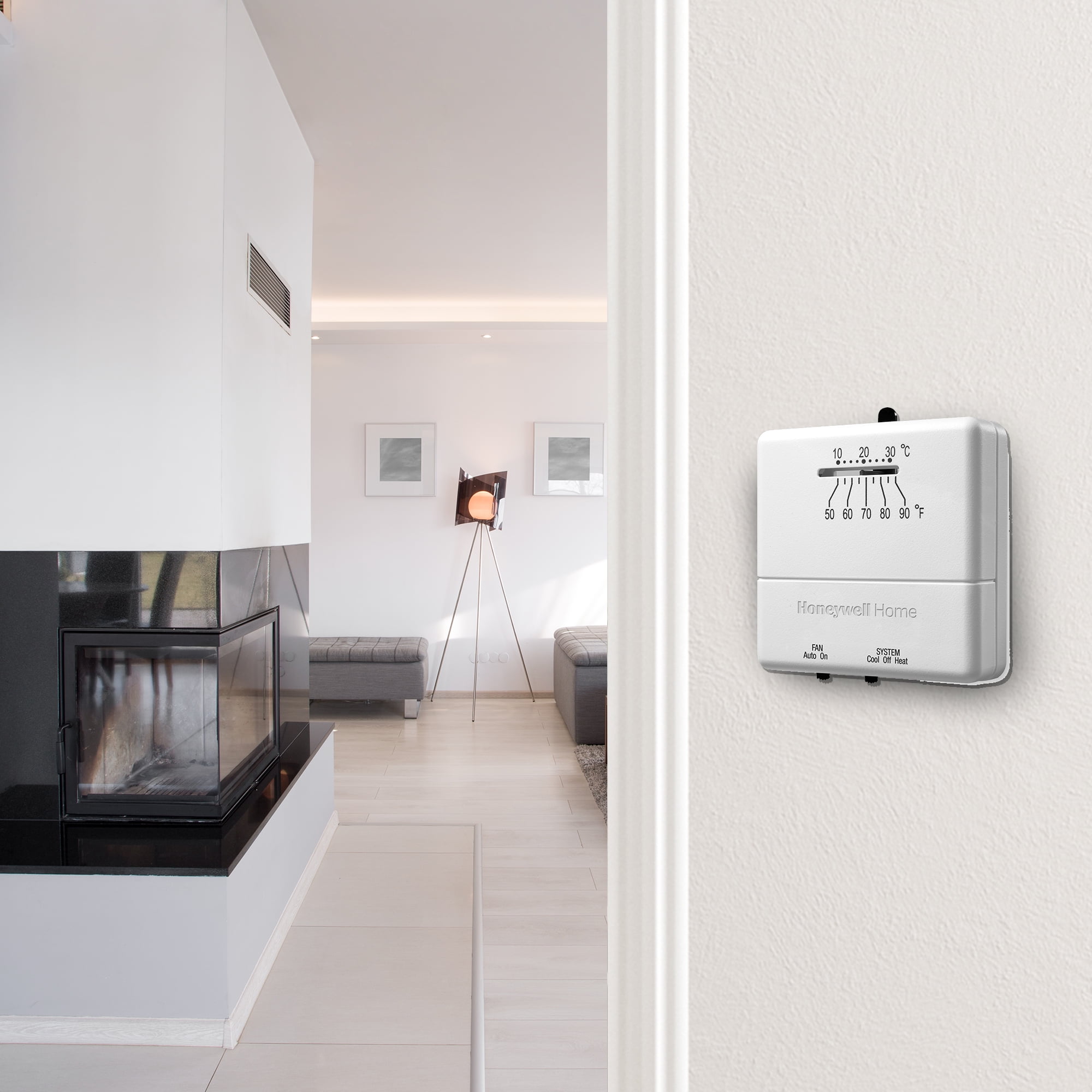 Ademco Honeywell Home CT31A1003 Manual Economy Thermostat for Heat and