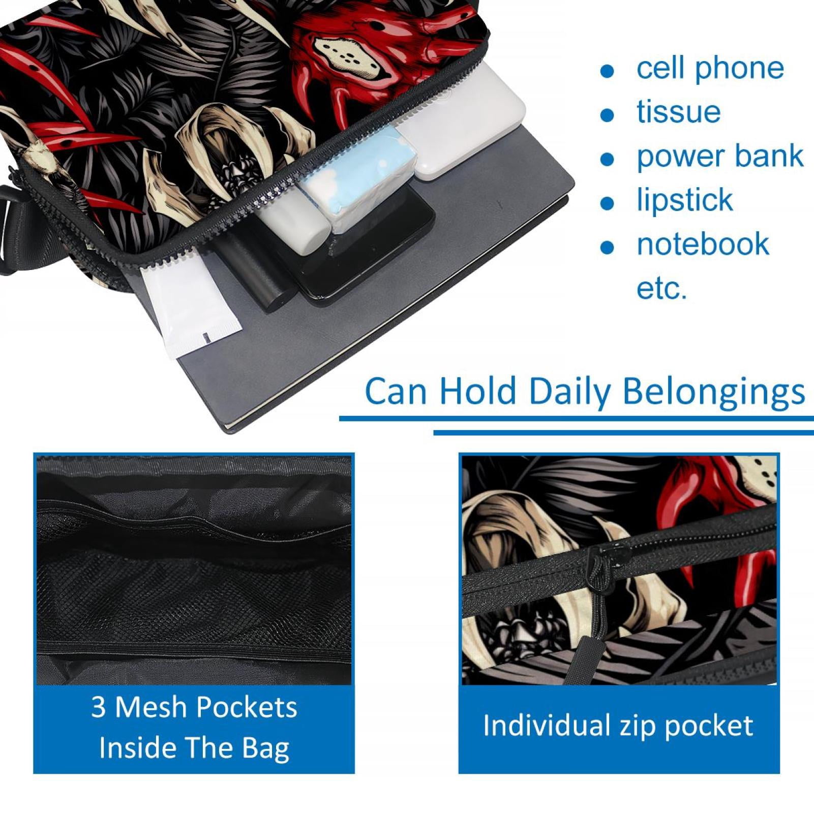 Paw prints Adjustable Lightweight Unisex Waist Bag Running Belt with Extension Strap Money Belt Holder