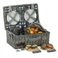 thumbnail image 1 of Picnic Plus PSB-474GR Nantucket 4 Person Picnic Basket  Gery, 1 of 1