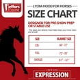 thumbnail image 4 of Jeffers Full Lycra Horse Hood – Stretchy Mane Cover for Prep, Skater Cowgirl, 4 of 6