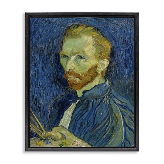 Stupell Industries Transitional Black Floating Frame Canvas Art, 17 x 21, by one1000paintings