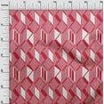 thumbnail image 2 of oneOone Cotton Poplin Fabric Parallelogram & Triangle Geometric Print Fabric By Yard 56 Inch Wide, 2 of 4