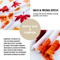 thumbnail image 2 of Fall Throw Blanket, Halloween Pumpkin Autumn Plush Fall Decor Fleece Fuzzy Picnic Throw Blanket for Couch Sofa Chairs, Thanksgiving Day Gift Orange Leaf Blankets and Throws for Home (50" x 60"), 2 of 6