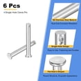 thumbnail image 3 of 6Pcs 5/16" x 2-3/8" Single Hole Clevis Pins, 304 Stainless Steel Flat Head Pins, 3 of 6
