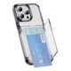thumbnail image 1 of Funda Creativa Para iPhone Con Tarjetero Transparente, 1 of 8