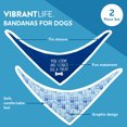 thumbnail image 3 of Vibrant Life Blue Could Use a Treat Bandana Set, Neckwear for Dogs of All Life Stages, Size Medium, 3 of 6
