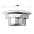 thumbnail image 2 of Flameer 30mm Botón de empuje del coche Pasador de capó Pasadores de capó de aluminio Cerradura de liberación rápida Plata Cola Pasadores de capó de cierre rápido para vehículos, 2 of 8