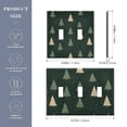 thumbnail image 2 of Yayeee Toggle Light Switch Wall Plate 2-Gang 4.56"x4.48" Decorative Outlet Cover, Beige Christmas Trees, 2 of 7