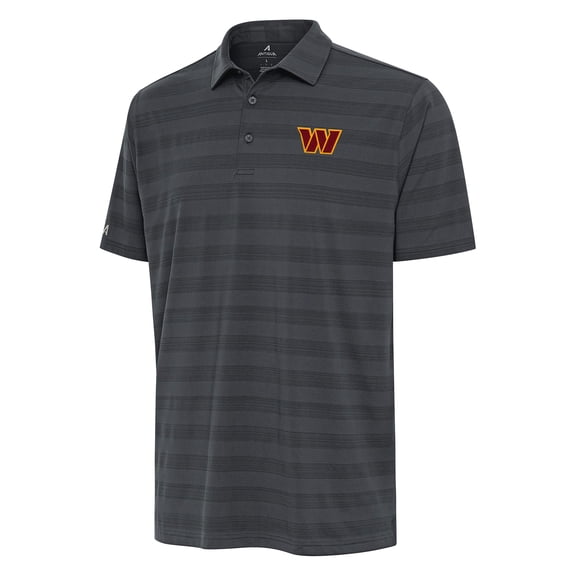 Men's Antigua Pewter Washington Commanders  Tunnel Polo