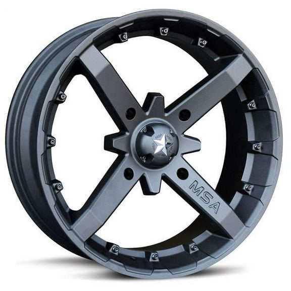 KMC-XD Wheels M23-12710 XDWM23-12710 M23 BATTLE 12X7 4X110 FLAT BLACK -47MM