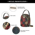 thumbnail image 4 of FORMRS Crossbody Bag for Women Shoulder Cell Phone Purse with Zipper, Dark Tartan Pattern, 4 of 7