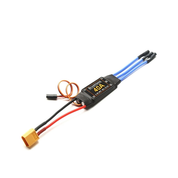 Speed 40A Brushless ESC 2-4S Electronic Speed Controller XT60 Plug With 5V 3A BEC 3.5MM Banana  For Airplane Aircraft Helicopter Boat FPV F450 Mini Quadcopter