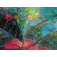 thumbnail image 4 of Ambesonne Floral Quilted Bedspread Set 3 Pcs, Colorful Dandelions, King Size, Multicolor, 4 of 5