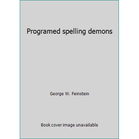 Programed spelling demons, Used [Paperback]