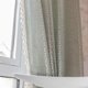thumbnail image 3 of Cortinas bohemias de lino a rayas bordadas, 2 piezas, para dormitorio, gris, verde, estilo rústico, estilo granja, con filtro de luz bohemio, 3 of 5