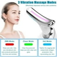 thumbnail image 5 of Neck Face Massager Face Sculpting Tool 3 Colour Modes and Vibration for Facial Massager for Double Chin - Red, 5 of 7