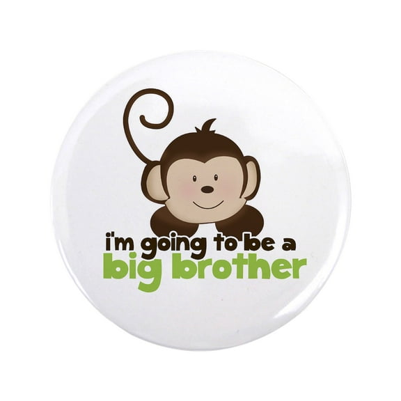 CafePress - Big Brother Pop Monkey Design 3.5 Button - 3.5" Button