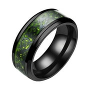 Rings for Men Titanium Steel Dragon Ring With Silver Golden Dragon Stainless Steel Ring Valentine's Day Gifts Clearance