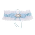 thumbnail image 3 of Liga Cinta Flor Nupcial Bowknot Muslo Boda Flor Cordón Despedida de Soltera Soledad liga nupcial de la boda, 3 of 9