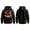 A-Black3241, variant on Mens Relaxed Halloween Hooded Sweatshirt Jack O Lantern Patch Graphic Hoodies Sweatshirt, Brown, Sizes M