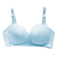 thumbnail image 1 of Aayomet Bralettes pour Femmes avec Support Anti-Exposition Sans Fils Rehausseur Top Amincissant Sport (Bleu, 38), 1 of 3
