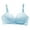 Blue, variant on Women's Front Button Nursing Bra Anti Exposure No Wires Push Up Top Back Bottoming No Wires Sports Bra