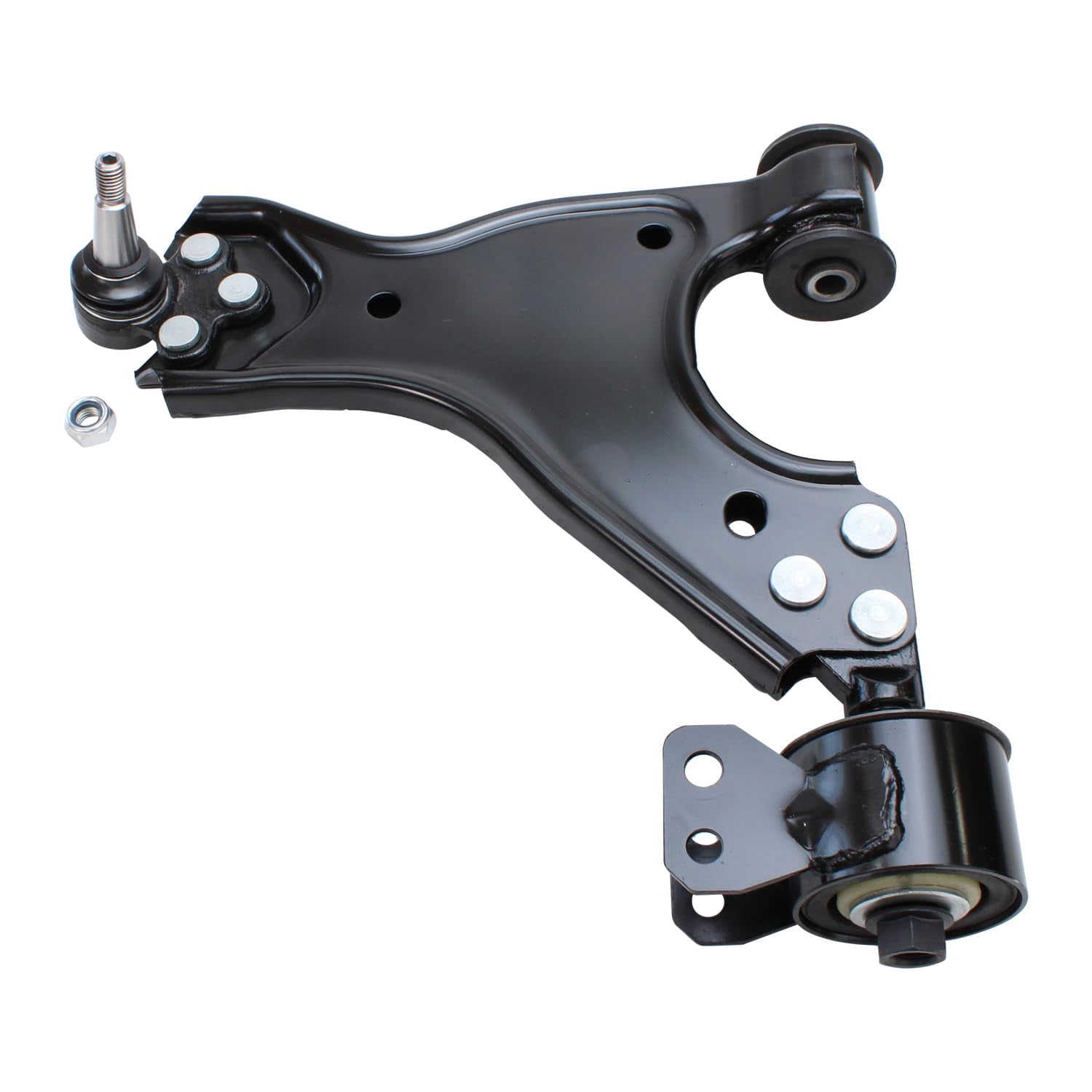Detroit Axle - Front Right Lower Control Arm w/ Ball Joint Replacement for Chevy Traverse Buick Enclave GMC Acadia Saturn Outlook Fits select: 2009-2017 CHEVROLET TRAVERSE LT, 2011 BUICK ENCLAVE CX