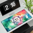 thumbnail image 3 of Funny Watercolor Adorable Persian Peeking Through Torn Paper Effect Desk Mat Full Keyboard Mouse Pad Cat Lover Kitten Owner Gifts Large Mousepad - 00026, 3 of 5