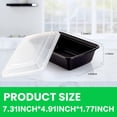 thumbnail image 3 of VIVIGU Meal Prep Containers 10 Pack-24oz Plastic Food Prep Containers Reusable, Leakproof To Go Food Containers with Lids, BPA-Free, 3 of 6