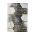 thumbnail image 6 of Yayeee Tablecloths for Rectangular Tables 60 x 108 inch Party Table Cover, Grey Hexagons, 6 of 6