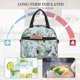 thumbnail image 4 of Easygdp Chinoiserie Floral Palm Tree Caja de Almuerzo para Mujeres y Hombres, Bolsa de Almuerzo Insulada, Bolsas Reutilizables Impermeables para Viajes, Trabajo y Picnics, 4 of 7