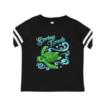 

Inktastic Spring Break- cute sea turtle Gift Toddler Boy or Toddler Girl T-Shirt
